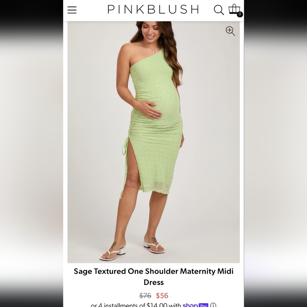 Pinkblush maternity dress